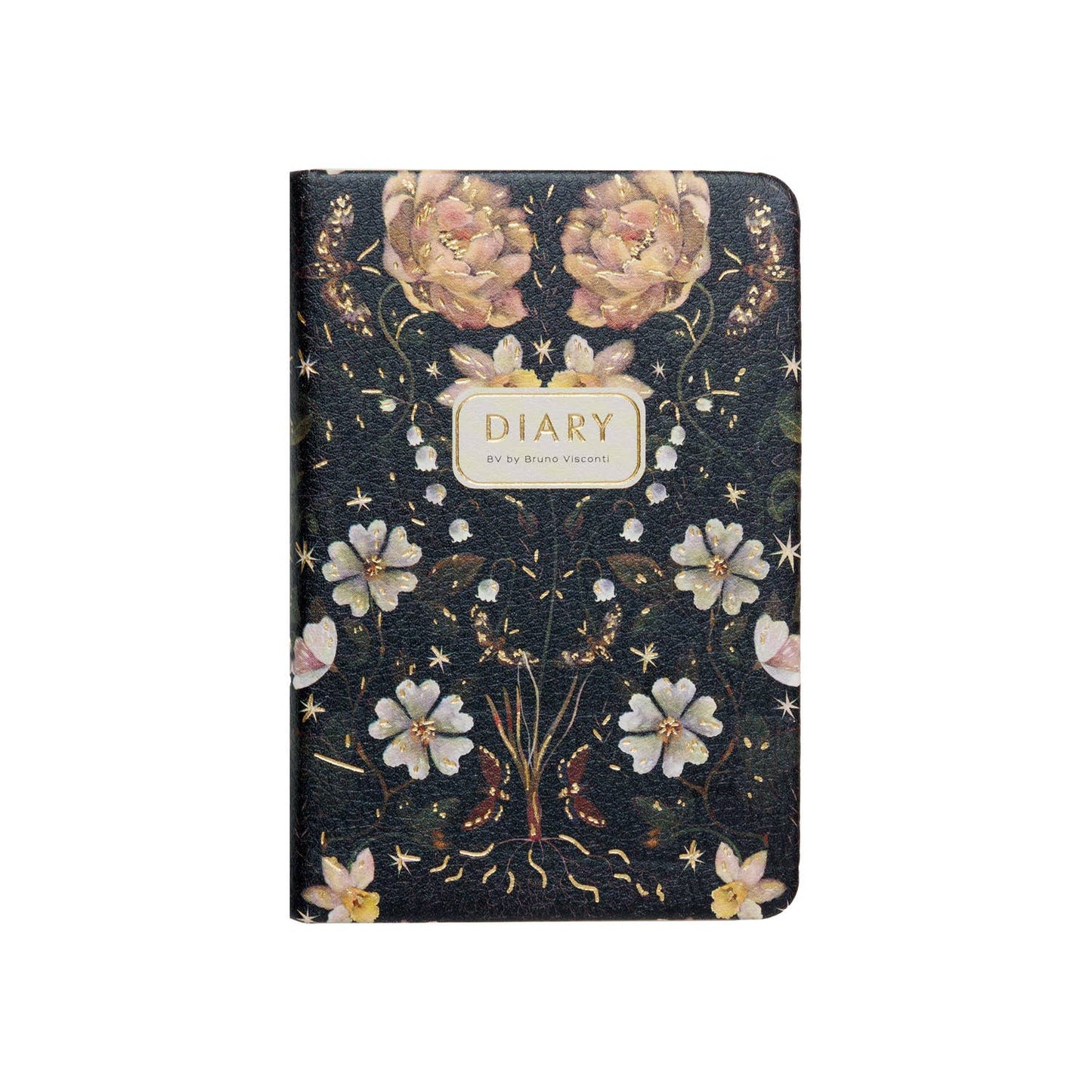 A7 Vegan Leather Pocket Planner - Night Garden