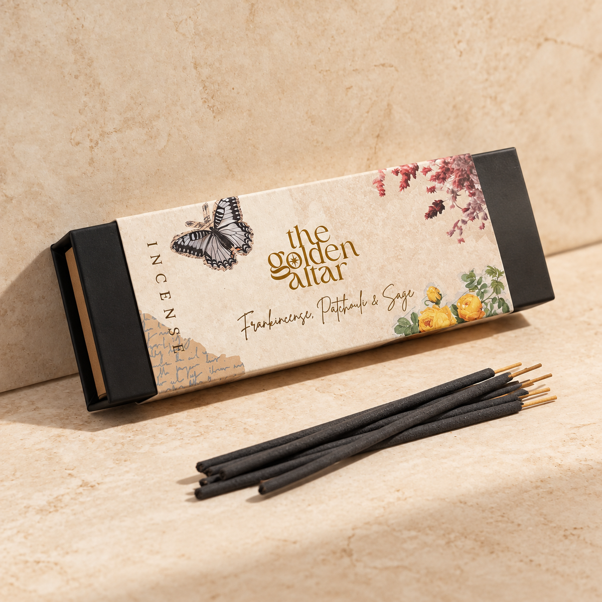 The Golden Altar Natural Incense - Grimoire Pre-Order