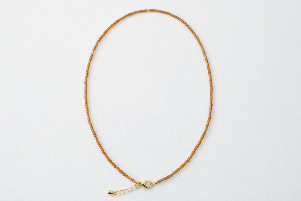 Delicate Faceted Gemstone Necklaces