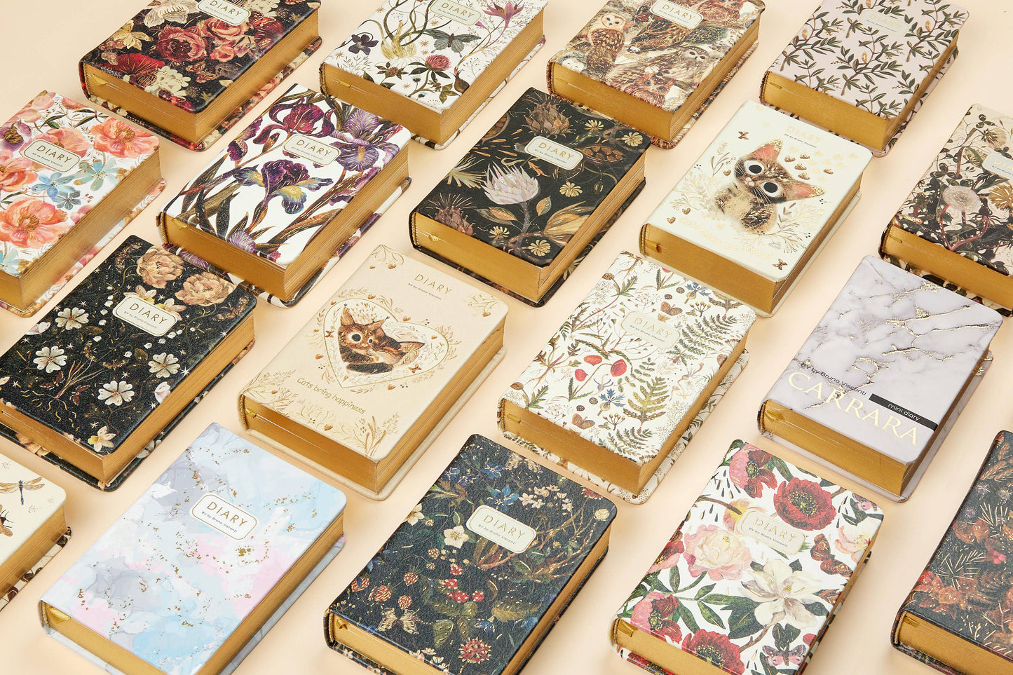 A7 Vegan Leather Pocket Planner - Night Garden