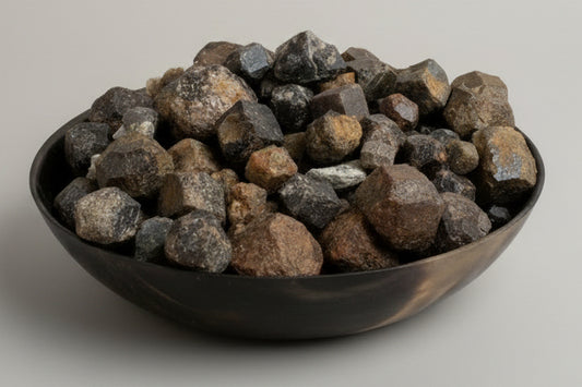 Raw Garnet, Dug by Hand
