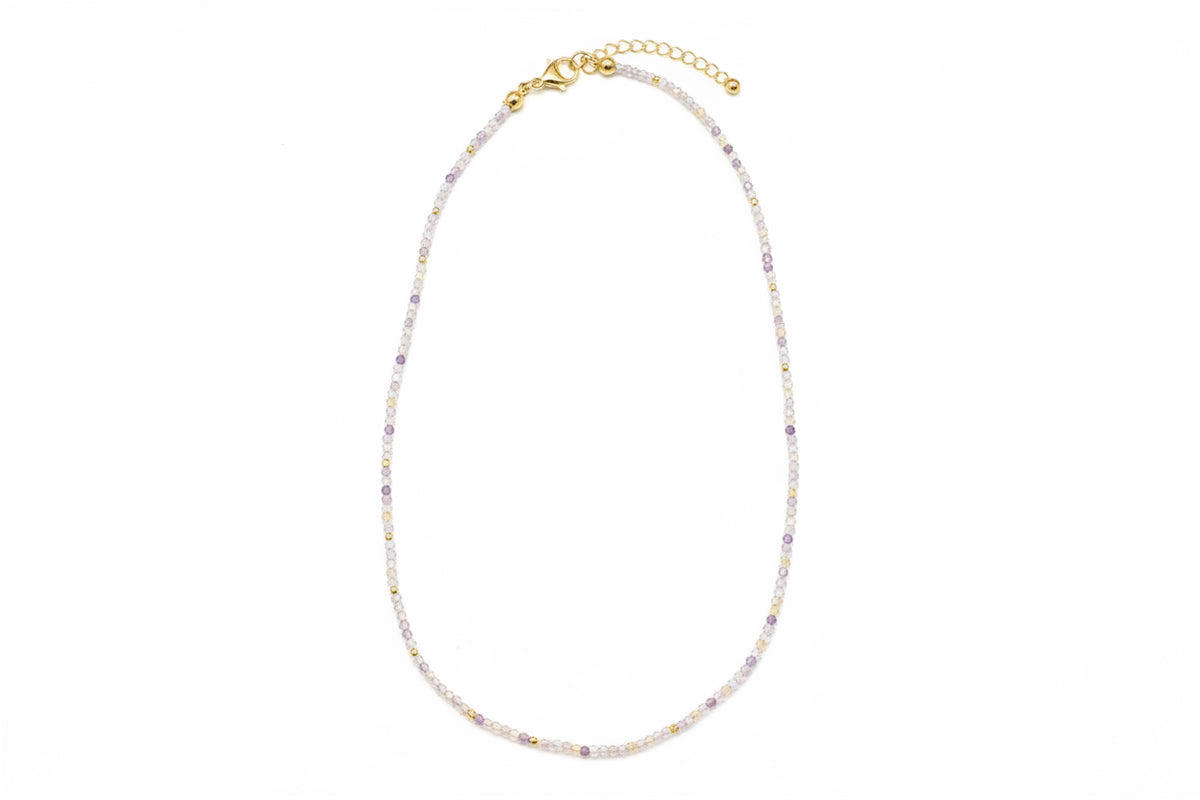 Delicate Faceted Gemstone Necklaces