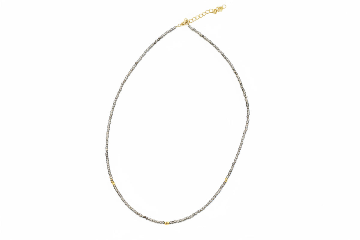 Delicate Faceted Gemstone Necklaces