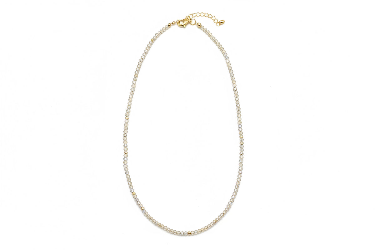 Delicate Faceted Gemstone Necklaces