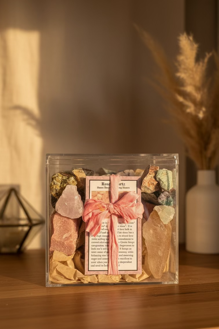 The Crystal Archive: A Collection of 45 Stones & Meaning Cards