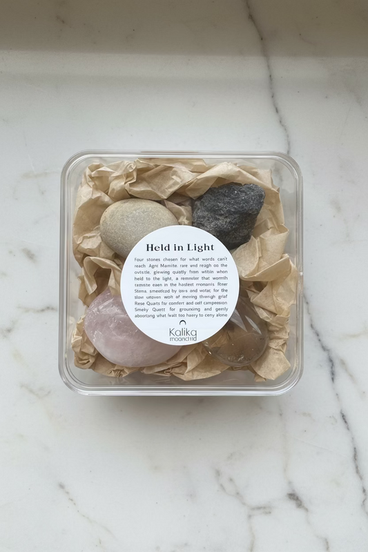 Held in Light, Comfort Ritual Box, Sympathy Gift for Grief and Loss