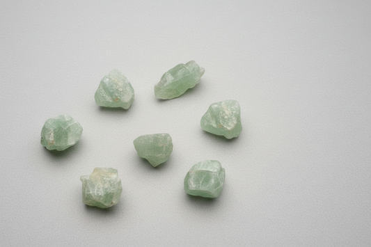 Raw Green Calcite, Dug by Hand