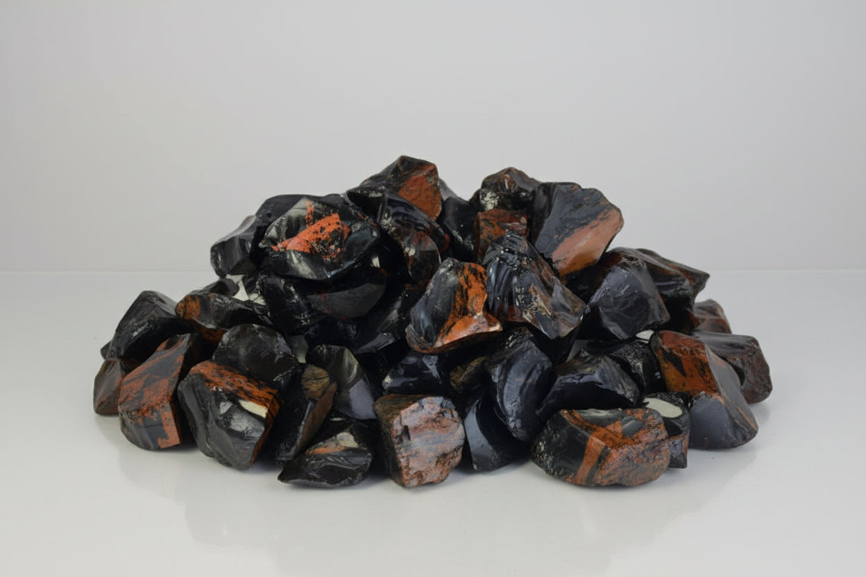 Mahogany Obsidian Shielding Stone