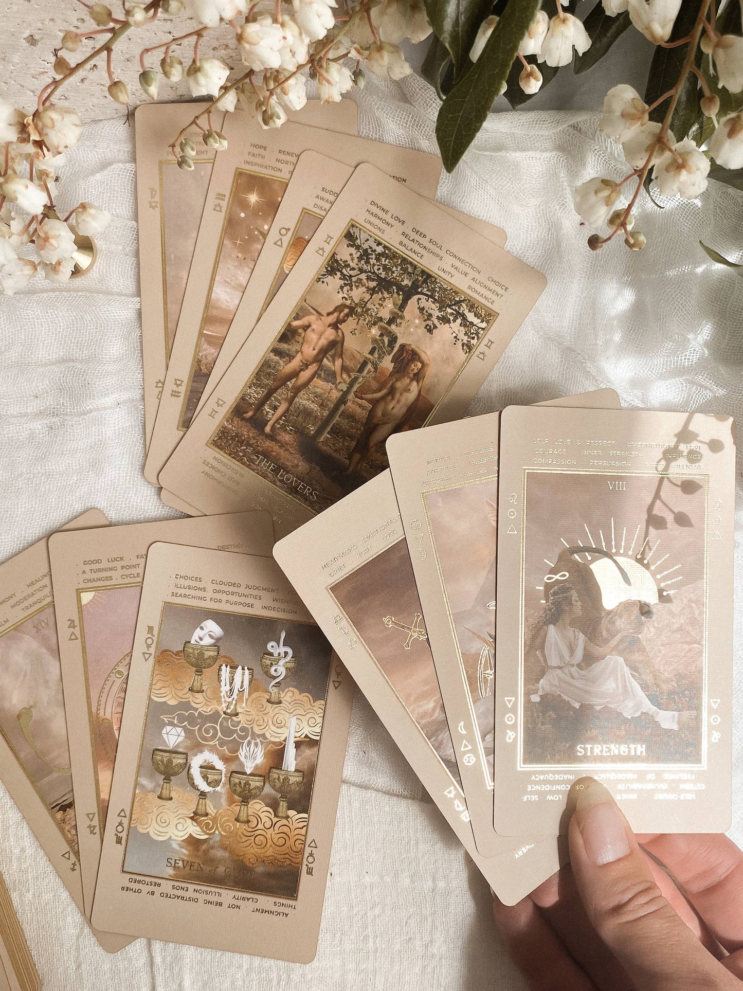 Lucid Dreams Tarot Deck with key words
