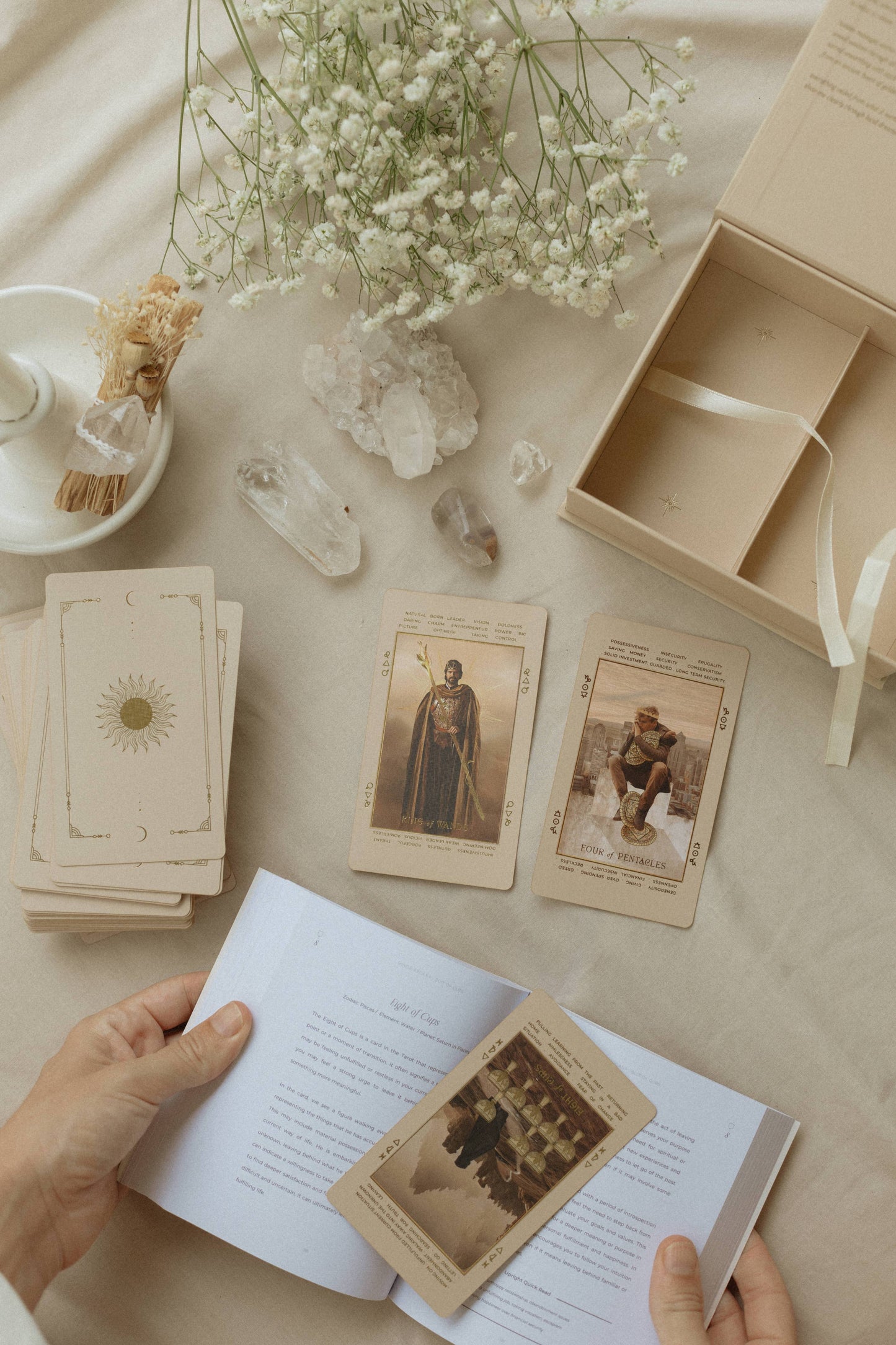 Lucid Dreams Tarot Deck with key words