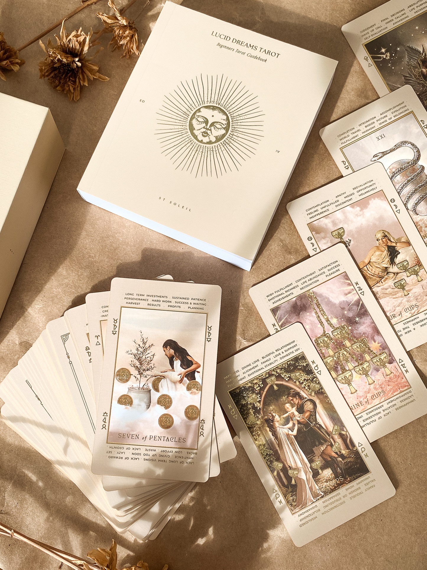 Lucid Dreams Tarot Deck with key words