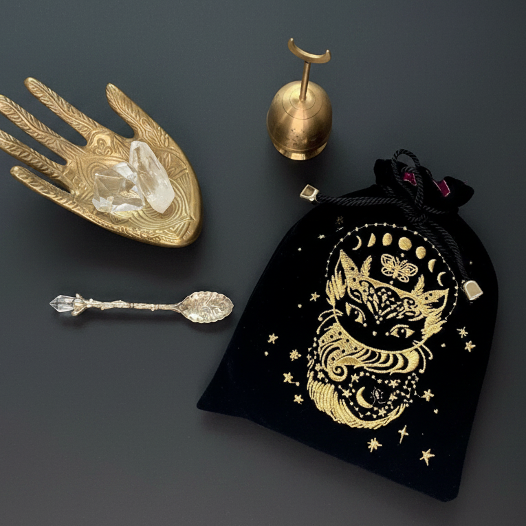 Moon Cat Tarot Pouch